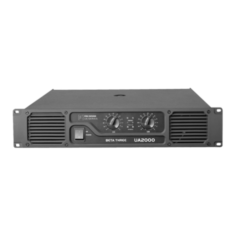 Beta Three UA2000 User manual