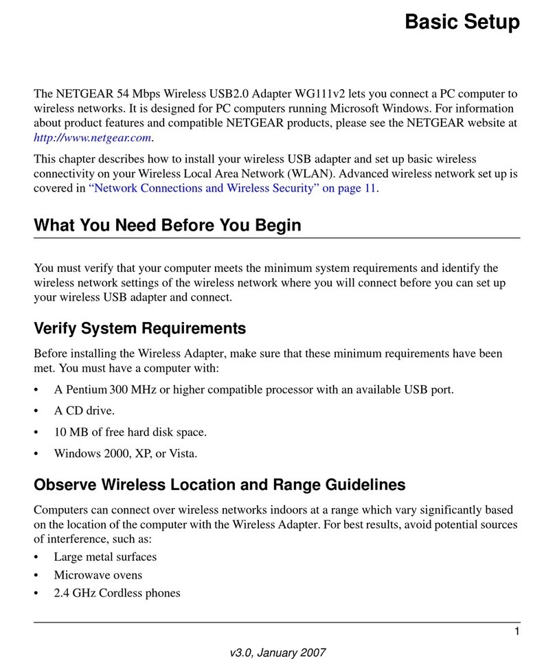 NETGEAR Wg111v2 - Usb Wifi Card Includes Driver Cd Manual
