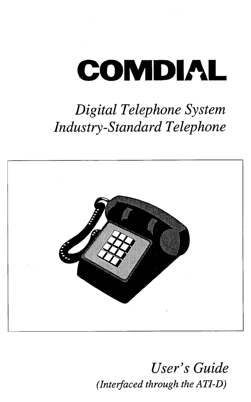 Comdial GCA70-239 User manual
