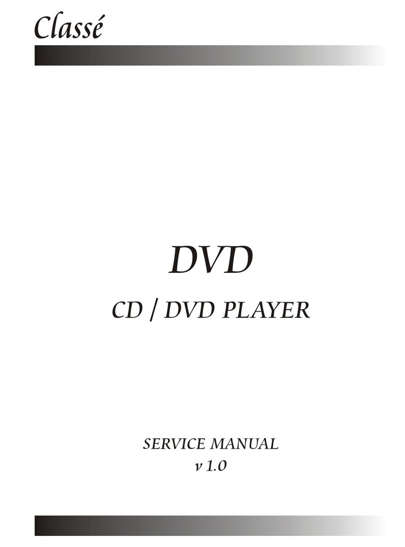 Classe Audio CD-DVD-1 Service manual