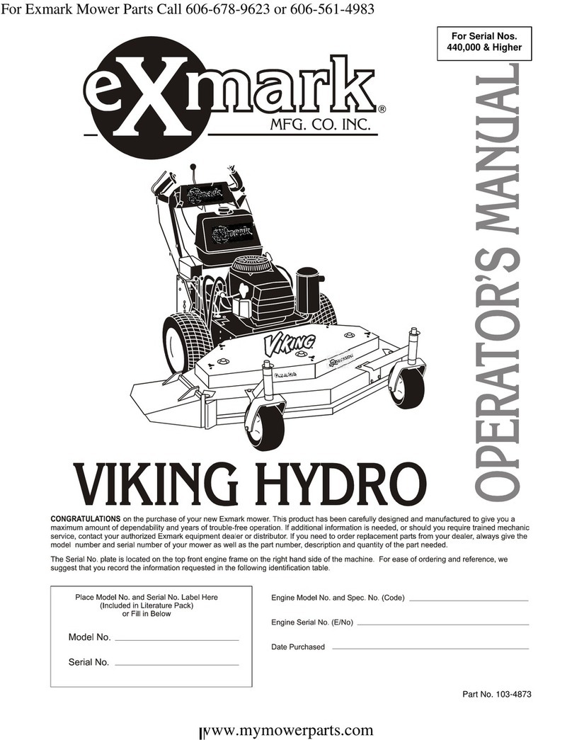 Exmark VIKING HYDRO Operator's manual