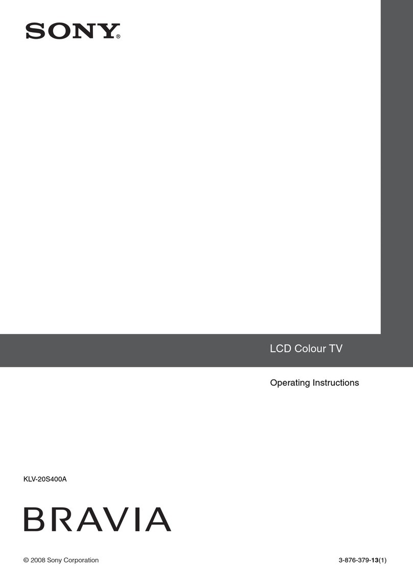 Sony TH-37PWD6UY User manual