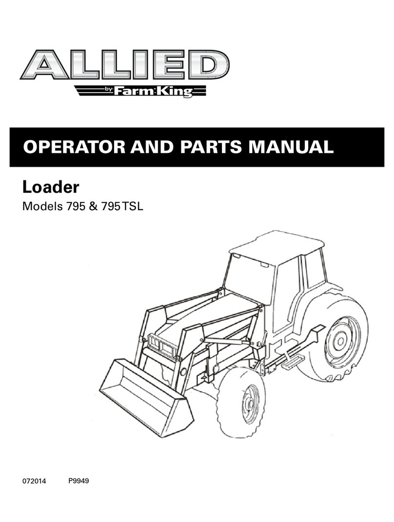 Allied 795 TSL Operator and parts manual