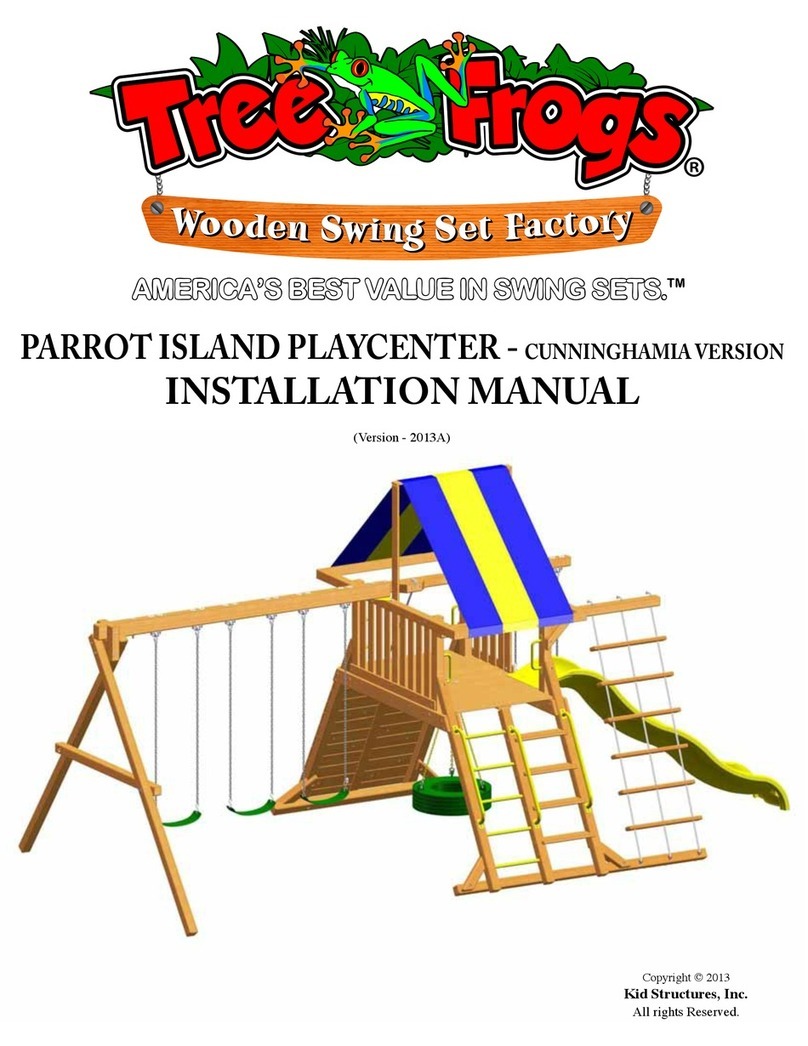 Tree Frogs Parrot Island User manual