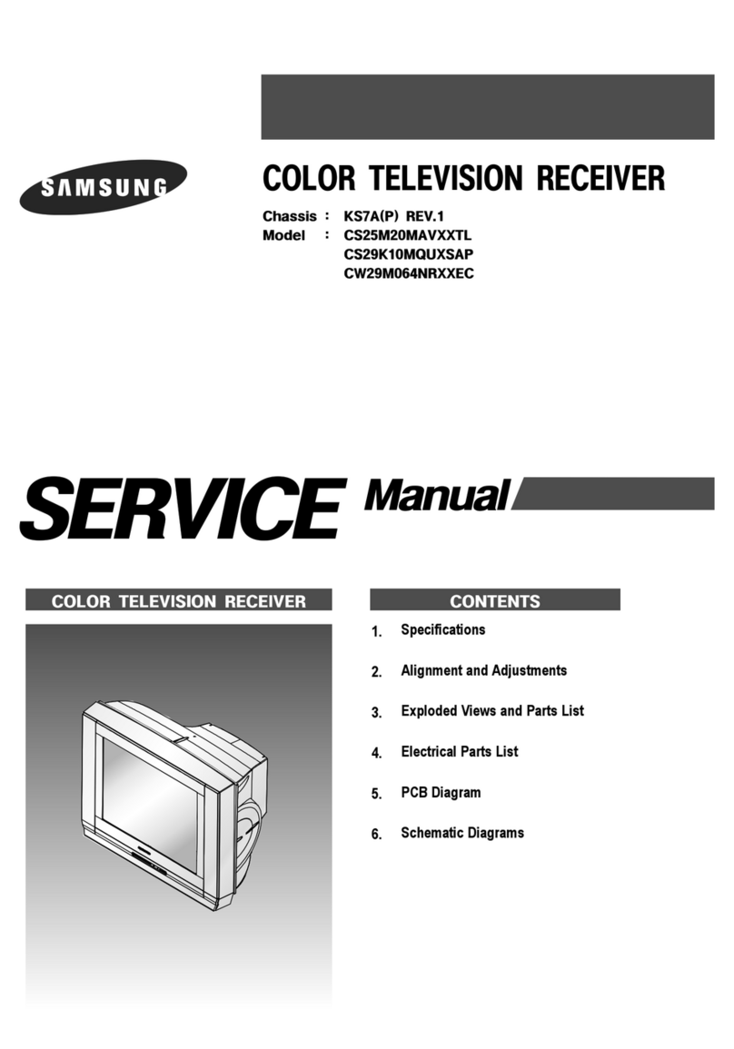 Samsung CS25M20MAVXXTL Service manual