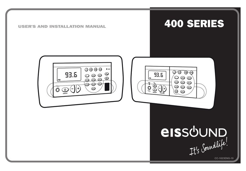 EisSound 400 Series User and installation manual