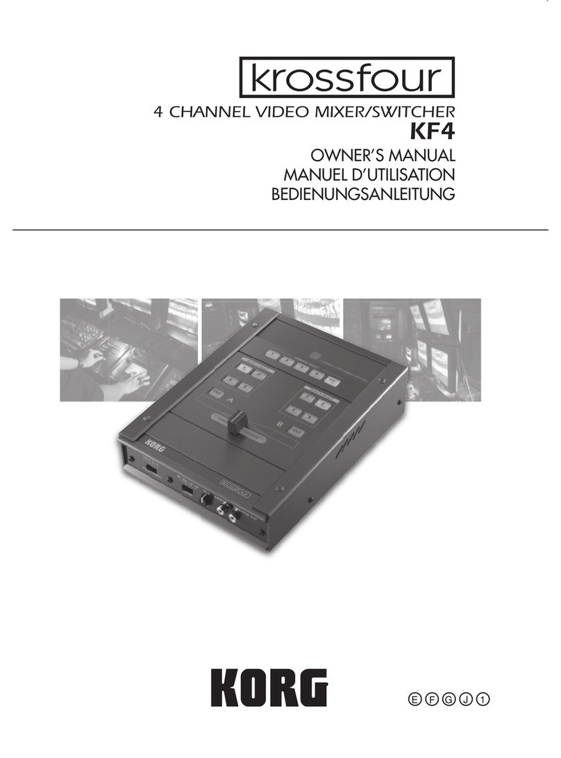 Korg Krossfour KF4 owner's manual