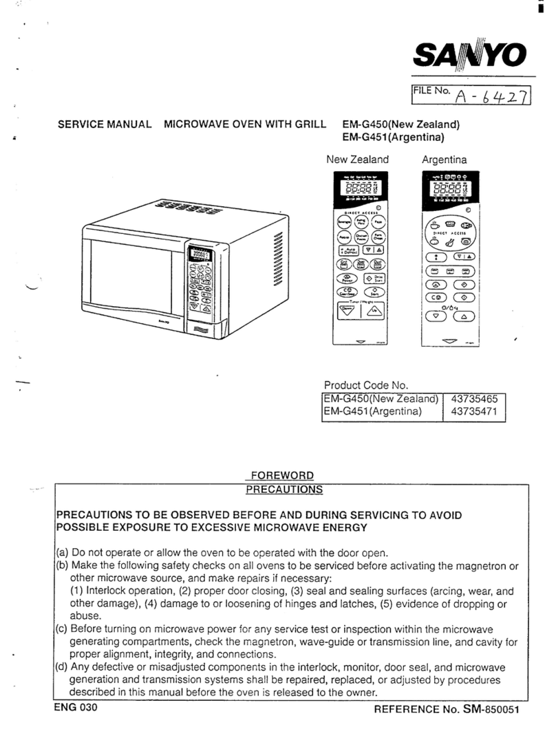 Sanyo EM-G450 User manual