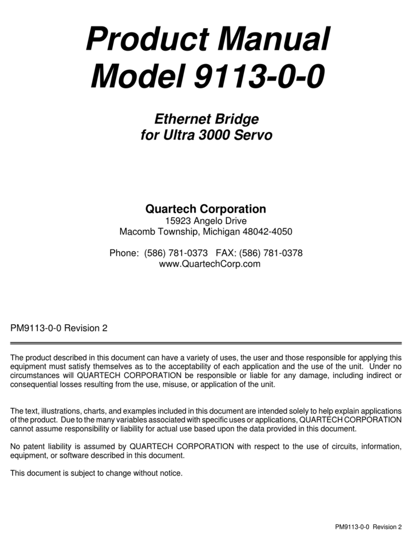 Quartech 9113-0-0 product manual