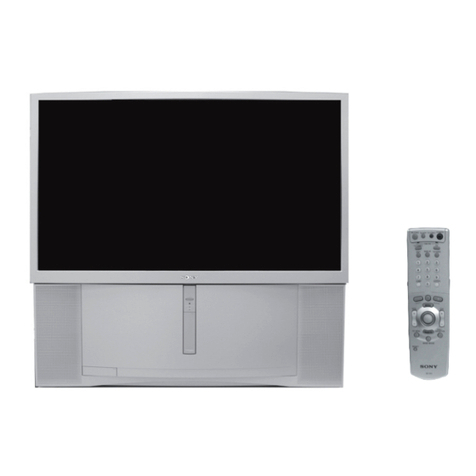 Sony KP-46WT510 - 46" 16:9 Hi-scan Projection... User manual