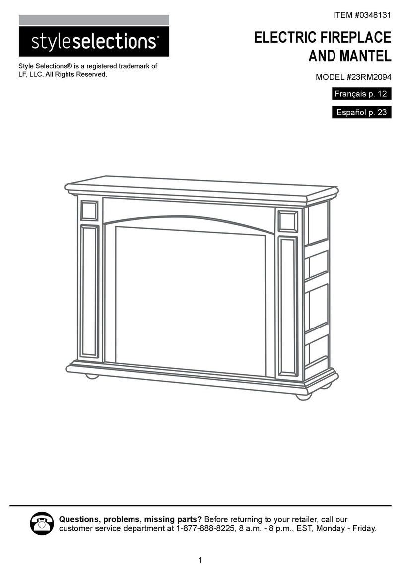 Style selections 23RM2094 User manual