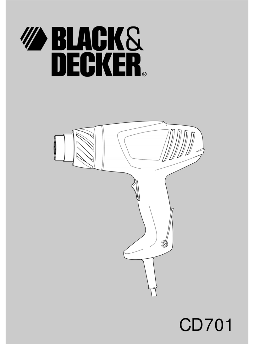 Black & Decker CD701 User manual