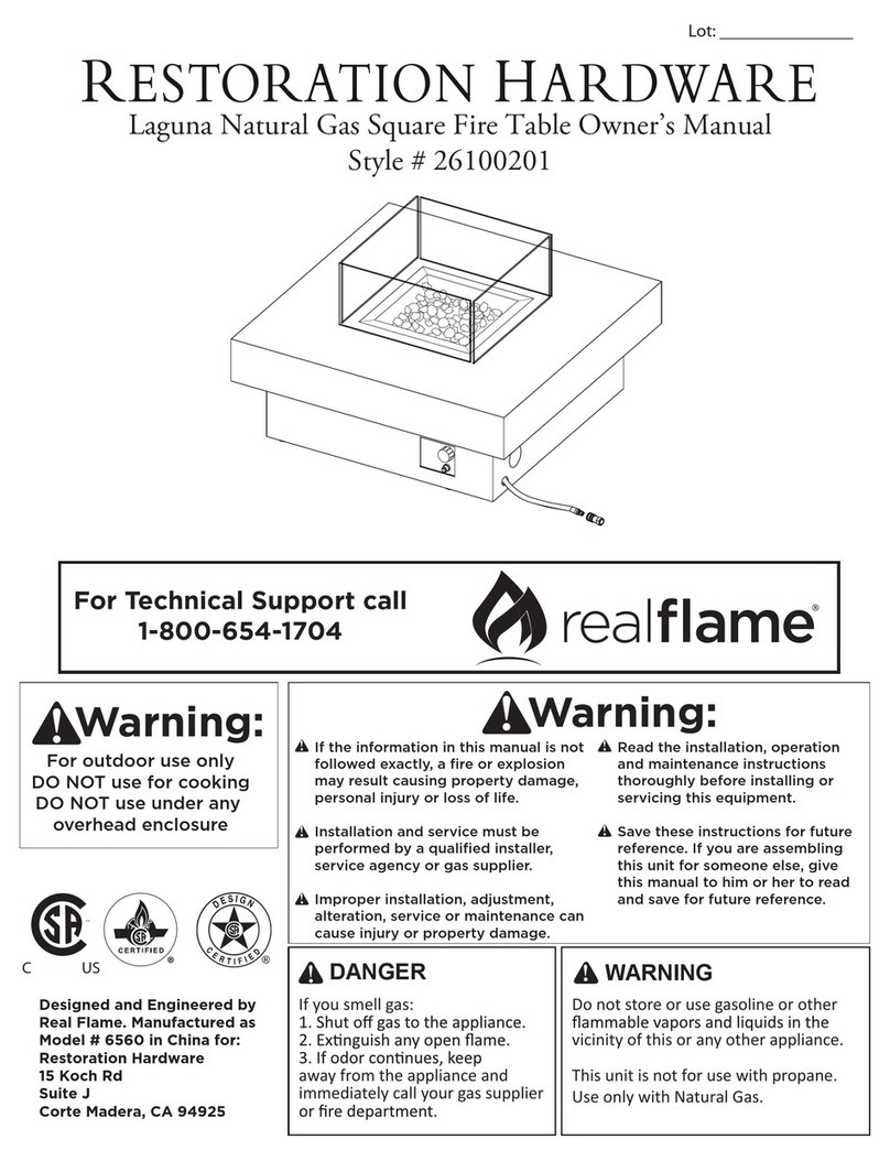 RealFlame 6560 User manual