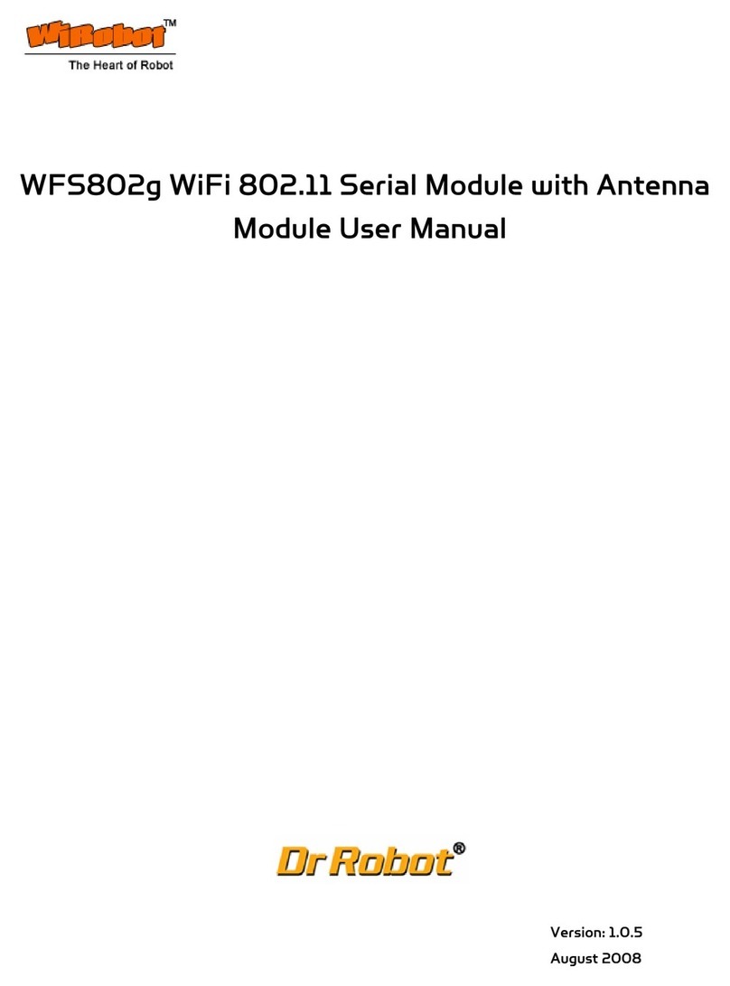 Dr Robot WFS802g user manual Dr Robot WFS802g user manual