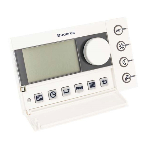Buderus RC30 User manual