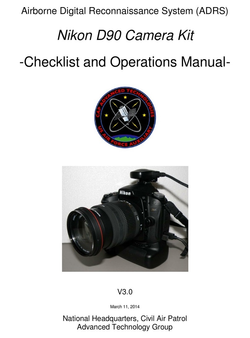 Nikon D90 - Digital Camera SLR Checklist and operations manual