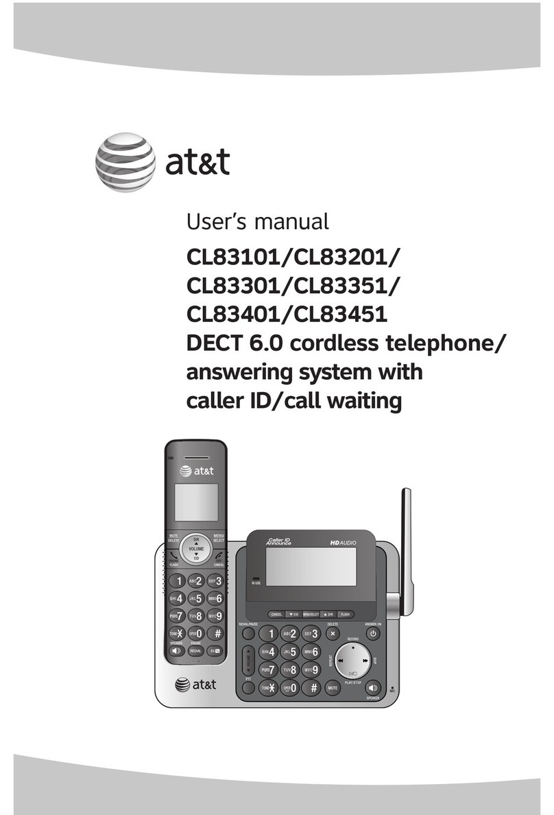 AT&T CL83101 User manual