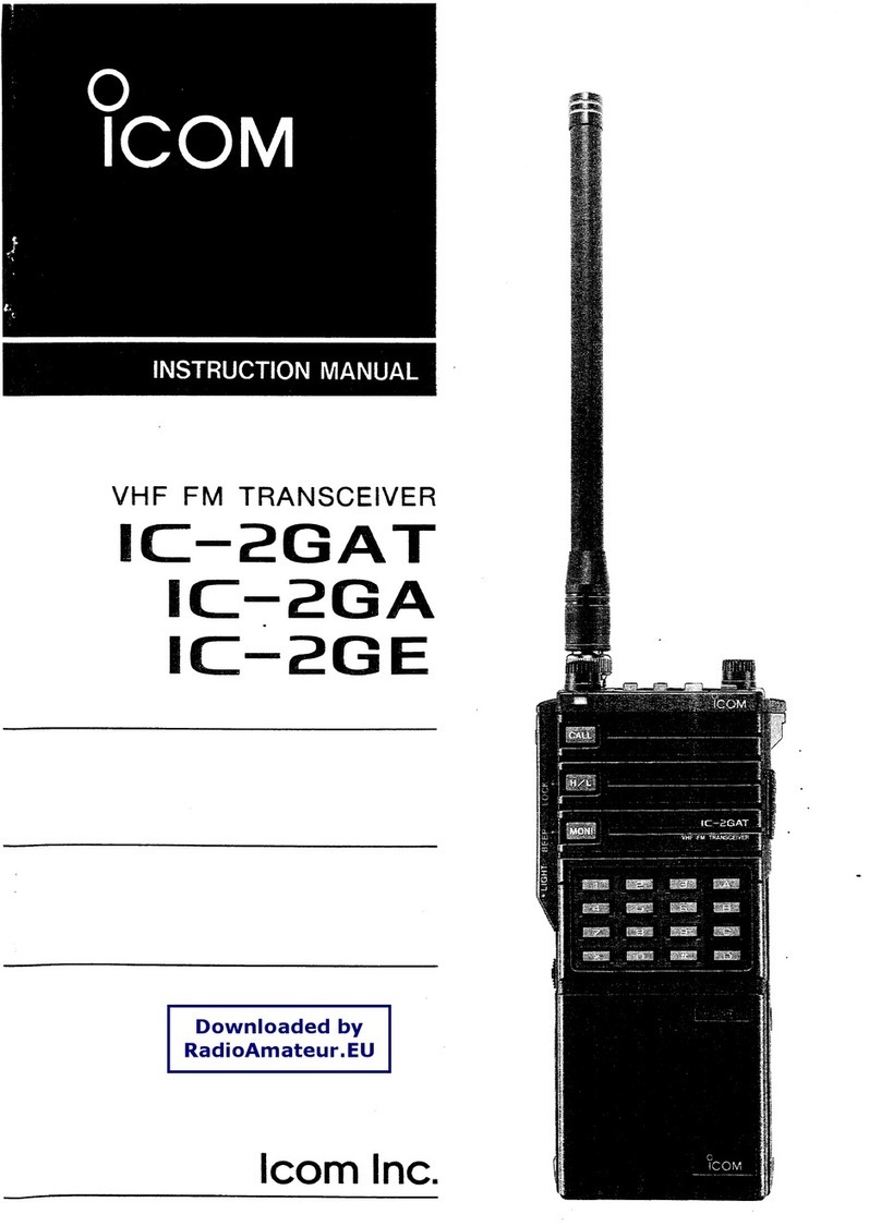 Icom IC-2GAT User manual