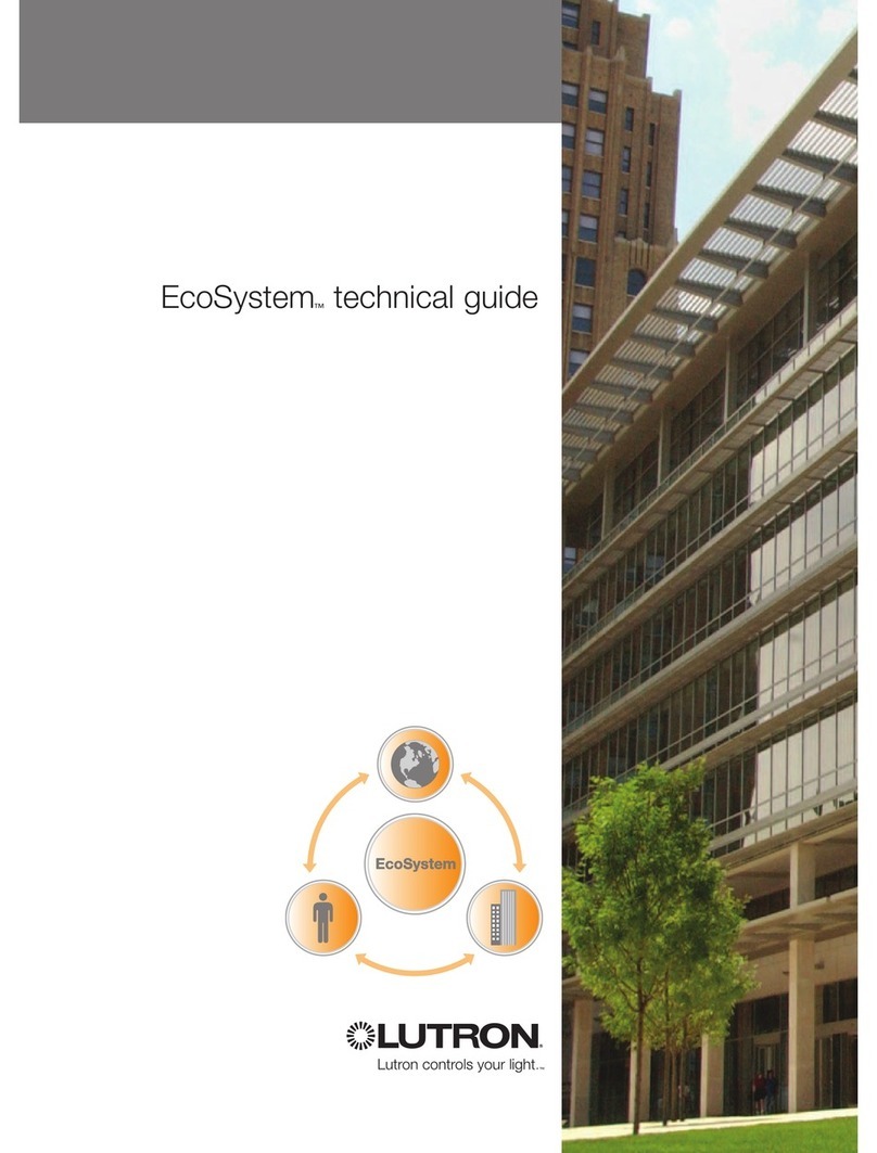 Lutron Electronics EcoSystem Technical guide Lutron Electronics EcoSystem Technical guide