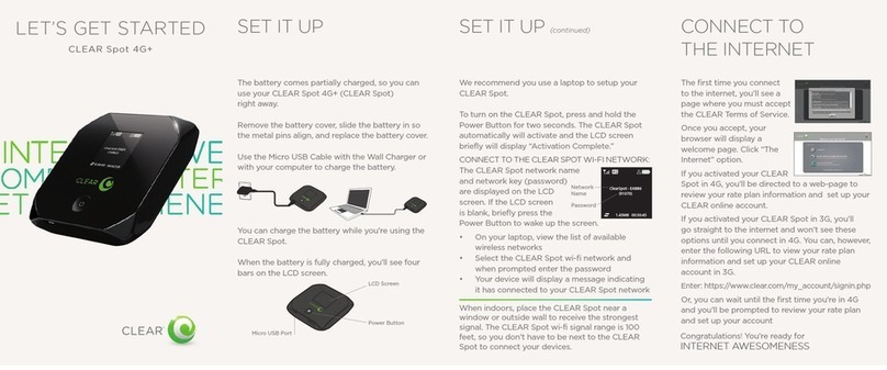 Clear Spot 4G+ Get started guide