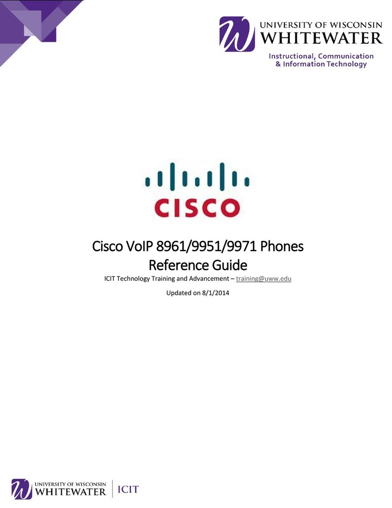 Cisco VoIP 8961 User manual Cisco VoIP 8961 User manual