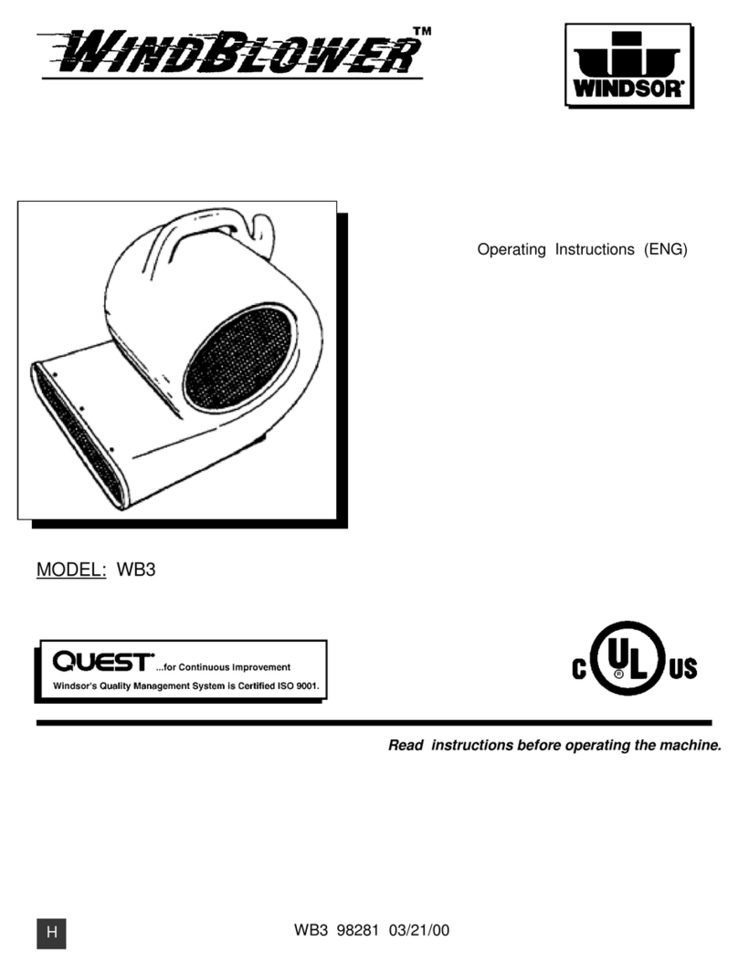Windsor WB3 User manual