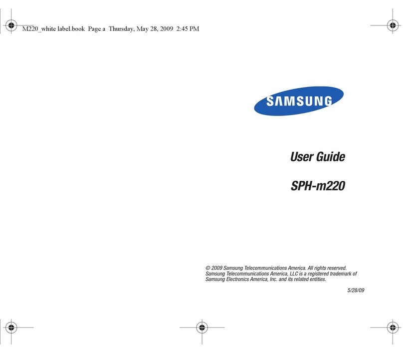 Samsung SPH-M220 User manual
