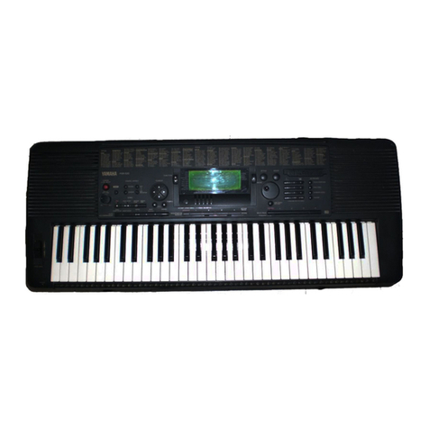 Yamaha yahama PSR - 520 product manual