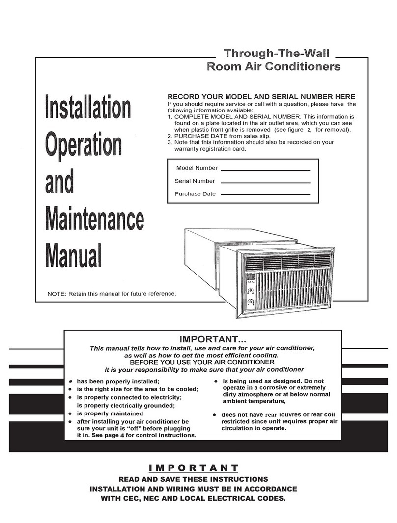 Applied Comfort SCA Owner's manual Applied Comfort SCA Owner's manual