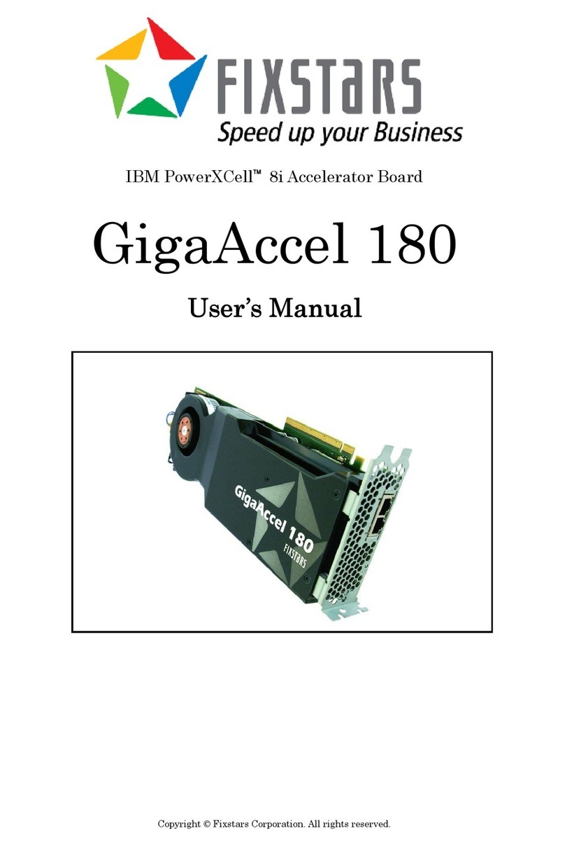 Fixstars GigaAccel 180 user manual