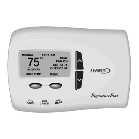 Lennox SignatureStat 81M26 Programming and application guide Lennox SignatureStat 81M26 Programming and application guide