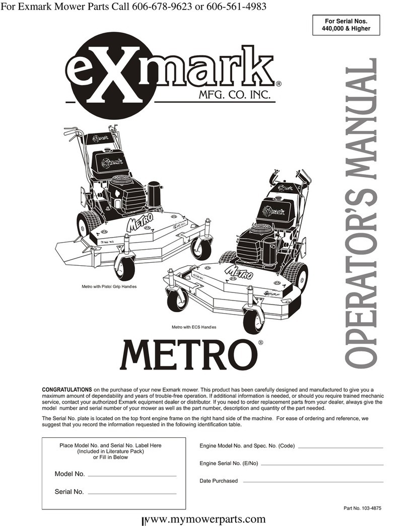 Exmark METRO User manual
