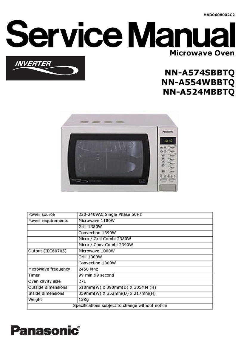 Panasonic Inverter NN-A574SBBTQ User manual