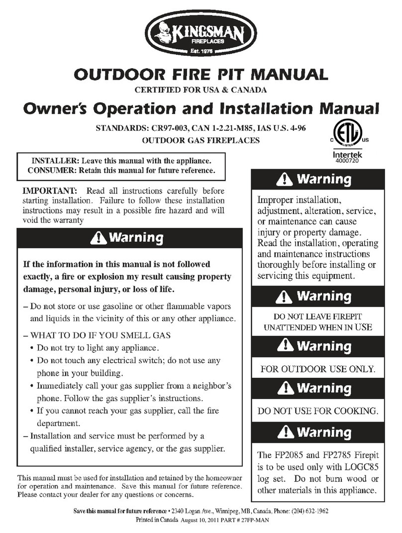 Kingsman FP2085 Quick start guide