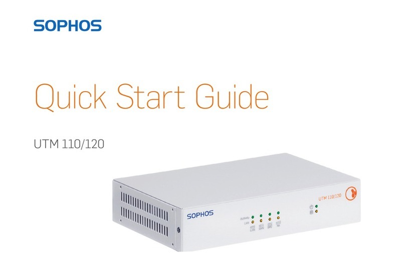 Sophos UTM 120 quick start guide