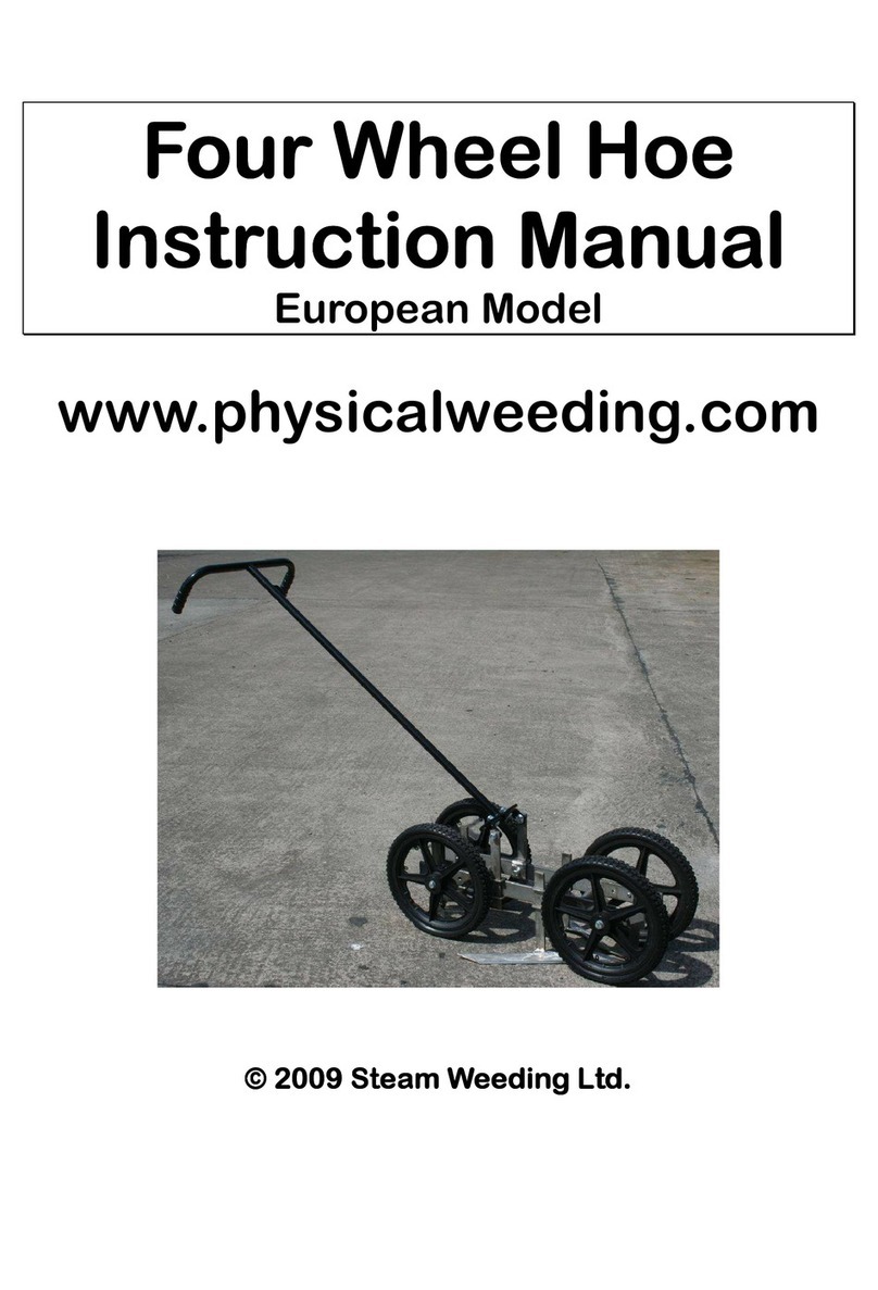 Steam Weeding Four Wheel Hoe instruction manual