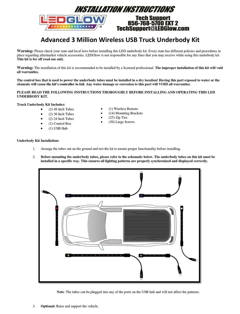 LedGlow Advanced 3 Million Wireless USB Truck Underbody... installation instructions LedGlow Advanced 3 Million Wireless USB Truck Underbody... installation instructions