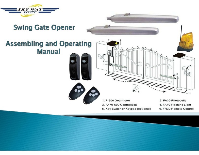 Sky Way Swing Assembling and operating manual