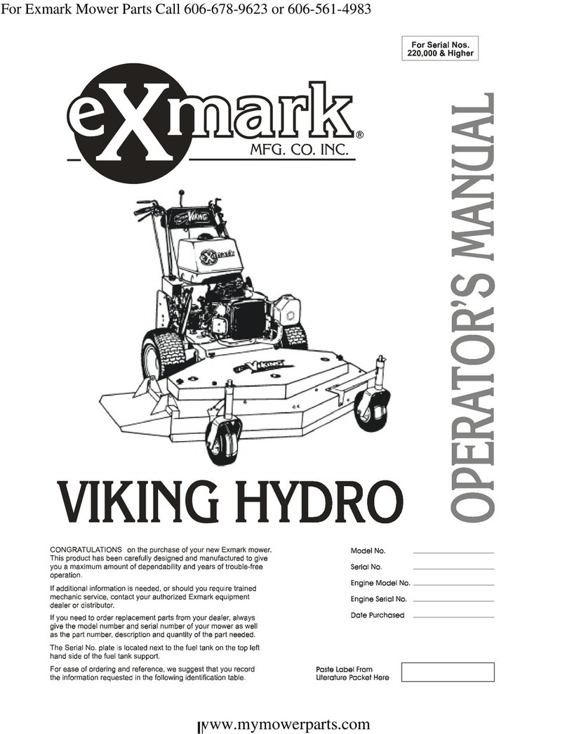 Exmark VIKING HYDRO User manual