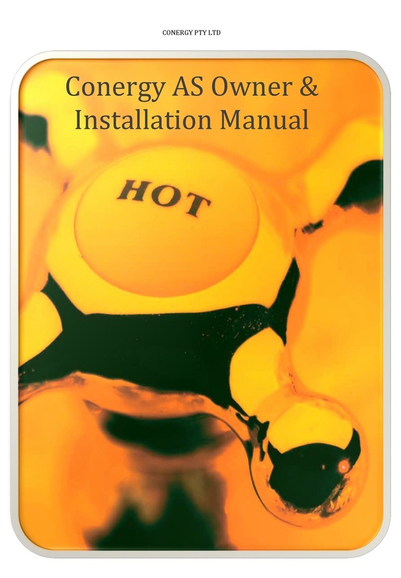 Conergy PTY LTD Conergy AS System Owners & installation manual Conergy PTY LTD Conergy AS System Owners & installation manual