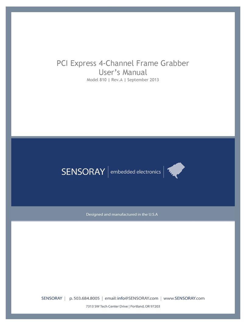 Sensoray 810 User manual