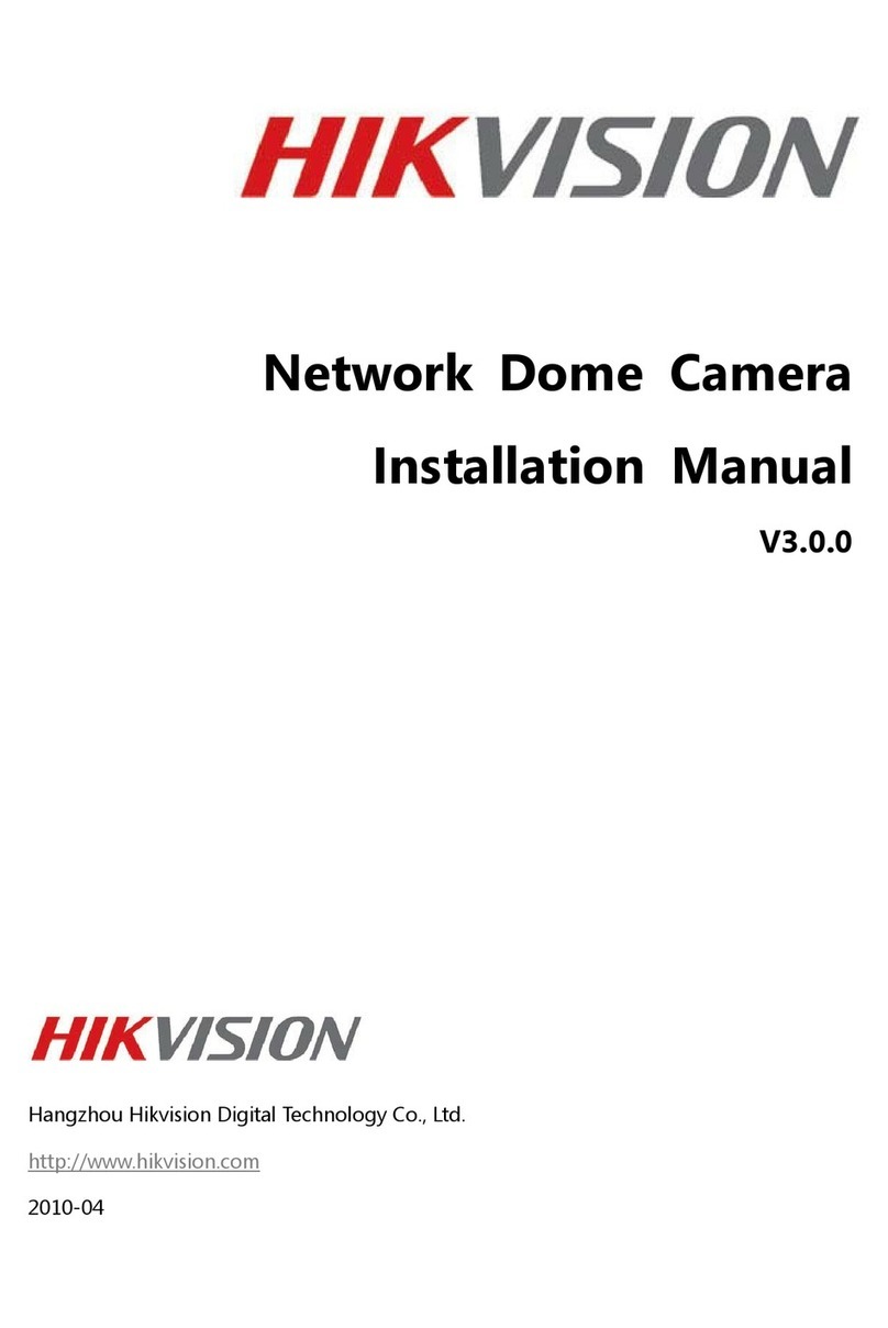 HIK VISION Network Dome Camera User manual HIK VISION Network Dome Camera User manual