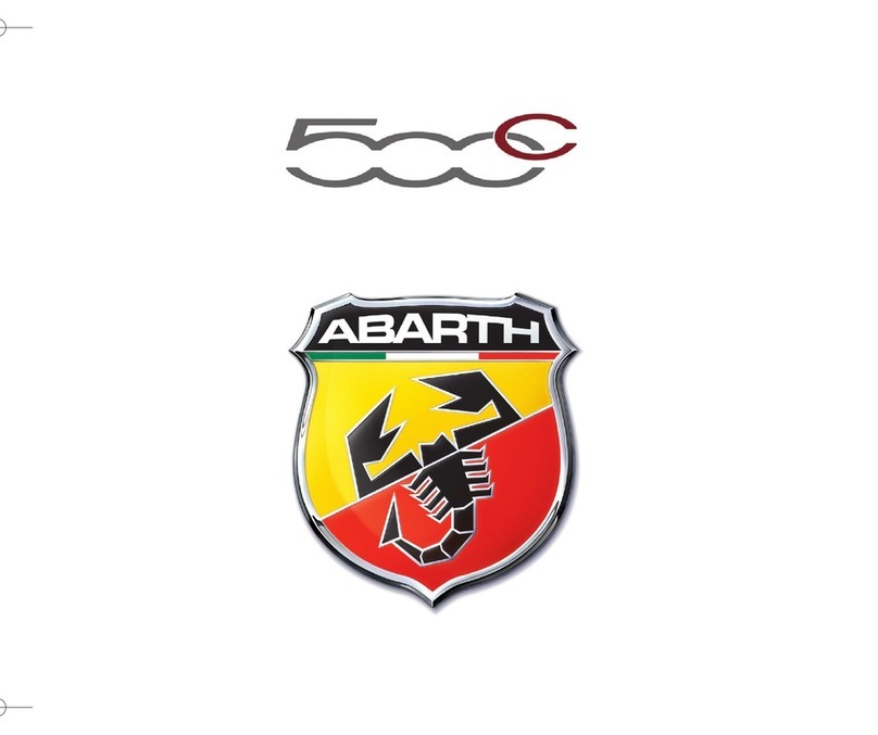 Abarth 500C User manual Abarth 500C User manual