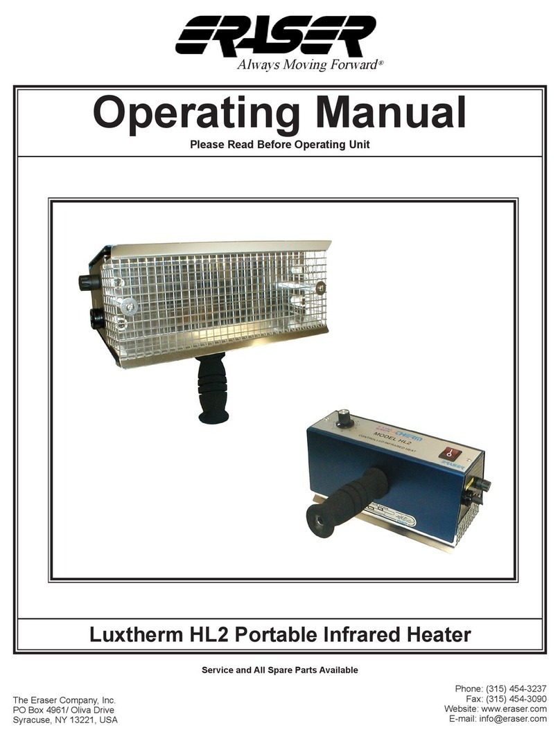 Eraser Luxtherm HL2 operating manual