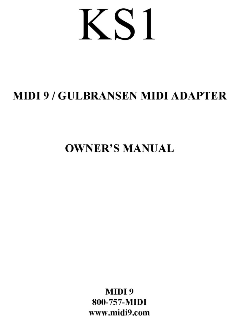 GULBRANSEN KS1 owner's manual