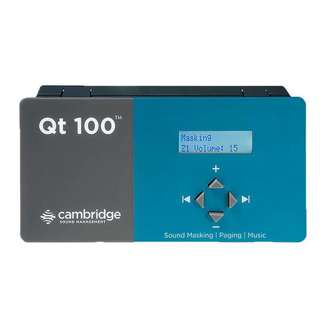 CAMBRIDGE Qt 100 Operating instructions