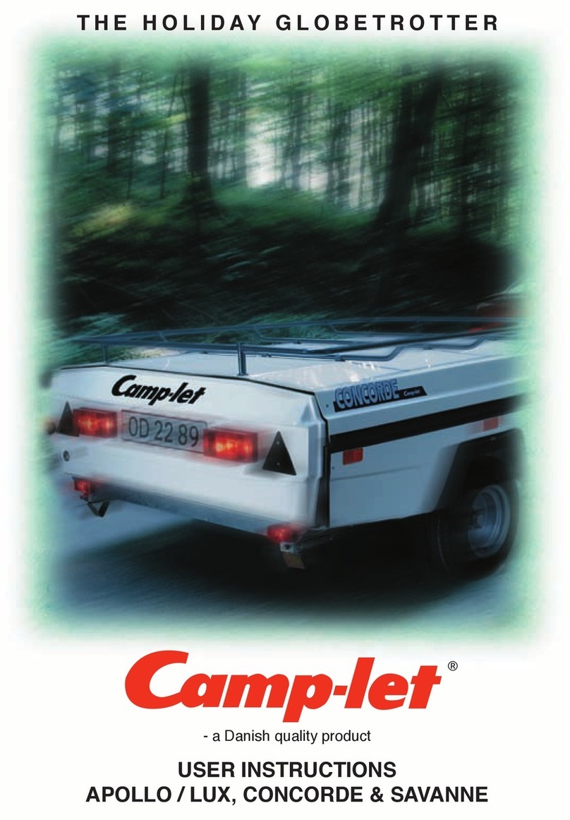 Camp-let APOLLO / LUX User manual
