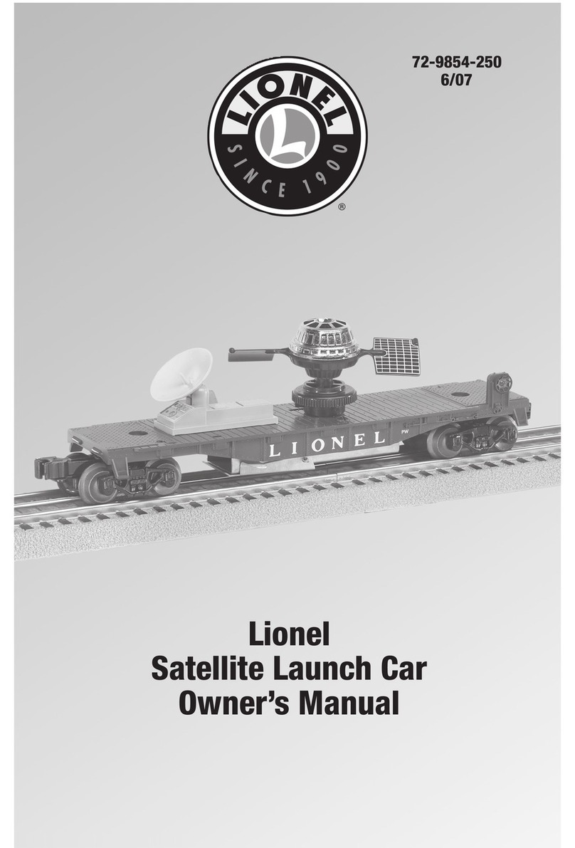 Lionel Satellite Launch Car owner's manual