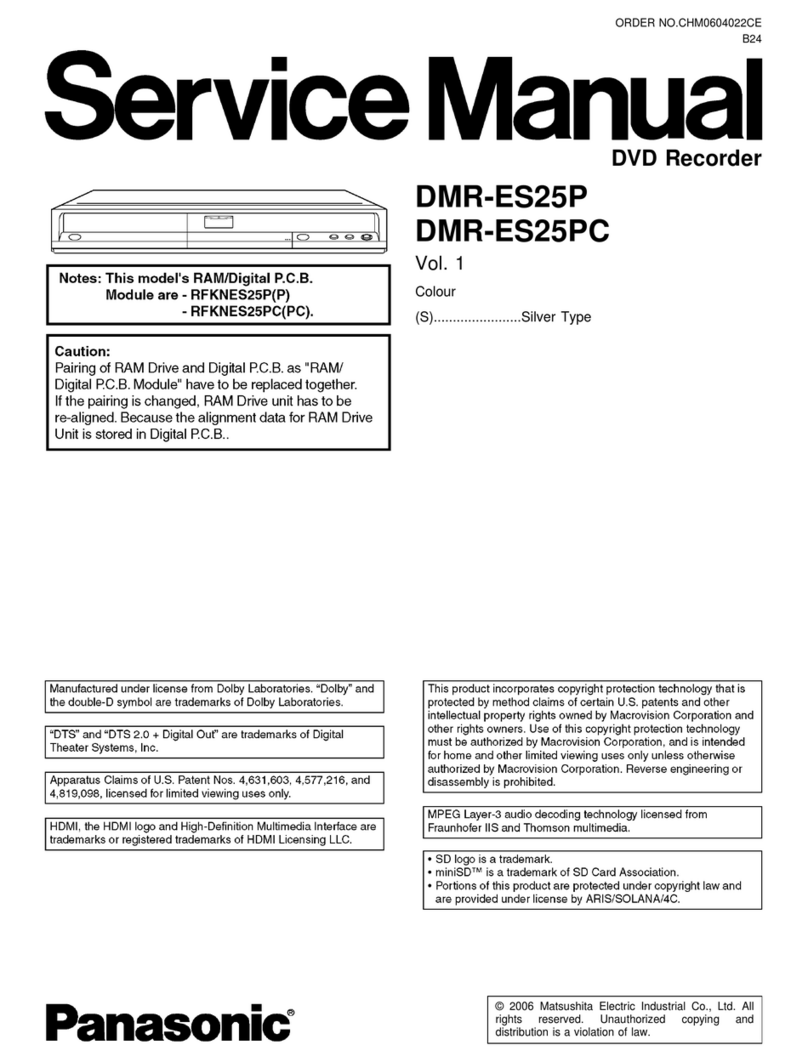 Panasonic DMR-ES25P User manual