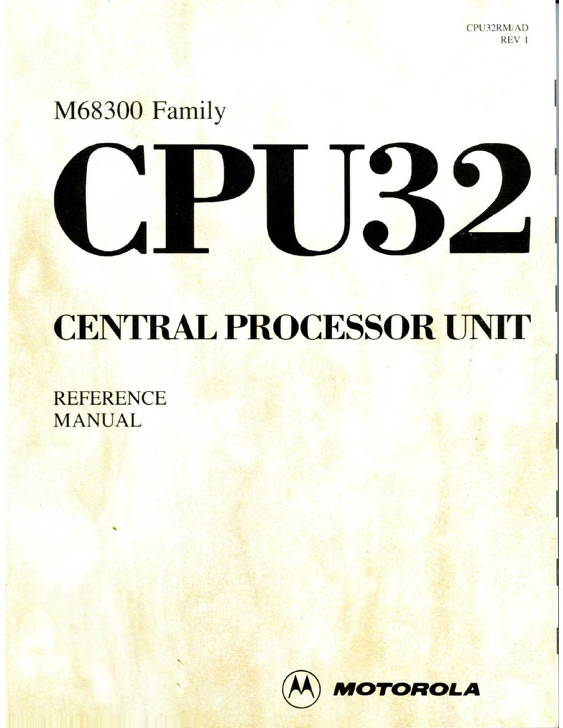 Motorola CPU32 User manual